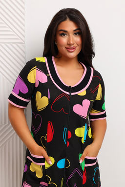 Халат женский из кулирки Марфа сердечки - Амадэль фото 11