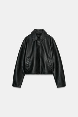 FAUX LEATHER JACKET