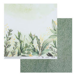 Цена за 10 шт. Бумага для скрапбукинга «Зелень», 30.5×32 см, 190 г/м²