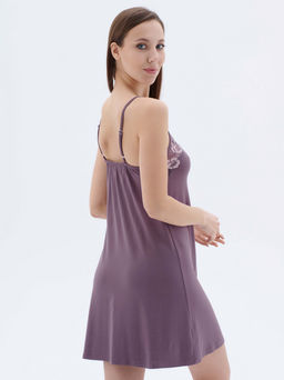 Ночная сорочка НЮАНС (тёмно лиловый № 4/1) - Ивановская трикотажная компания фото 2