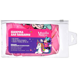 Шапочка для плавания Минни, обхват головы 46-50 см. - Disney фото 6