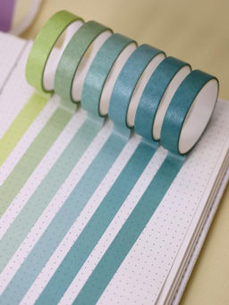 Набор декоративного скотча "Classic colored", green