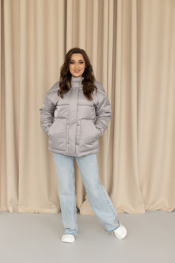 Куртка женская зимняя 24404 (бежевый) - Kankan фото 15