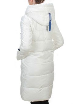 9190 WHITE Пальто зимнее женское EVCANBADY (200 гр. холлофайбера) - Fashion фото 5