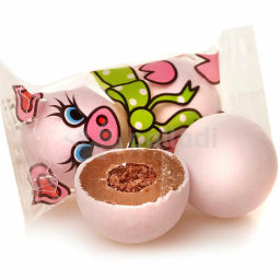 Драже ZOO-ZOO Поросёнок /вкус Томленое молоко/ кремовое с воз рисом вес 1000 г (Сириус)