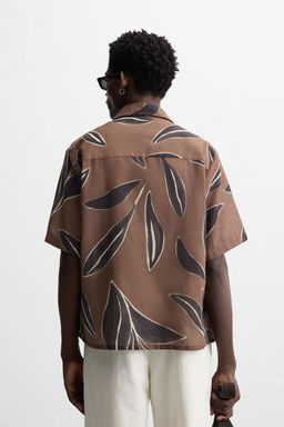 LEAF PRINT SHIRT - Zara фото 3