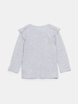 Bisiklet Yaka Minnie Mouse Bask?l? K?z ?ocuk Pijama Tak?m?