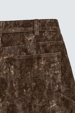 ABSTRACT PRINT CARPENTER TROUSERS - Zara фото 4