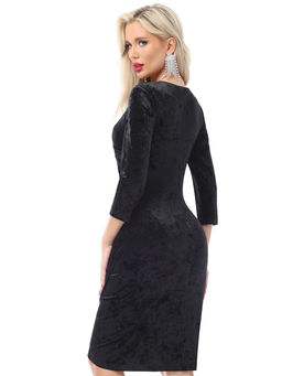 Платье Бархатный сезон, блэк - Dstrend фото 10