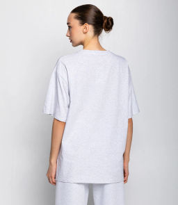 Футболка #ОКТ1655-1, серый меланж