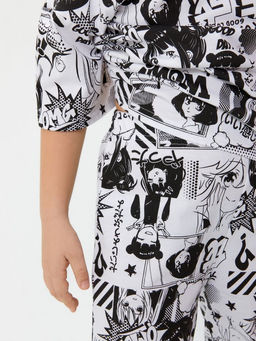 ACOOLA / Пижама детская для девочек Olean набивка  фото 8