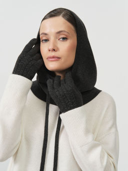 Перчатки из кашемира 31121 графит