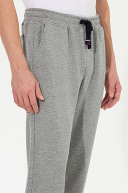 Мужские серые меланжевые спортивные штаны - U.s. polo assn фото 5