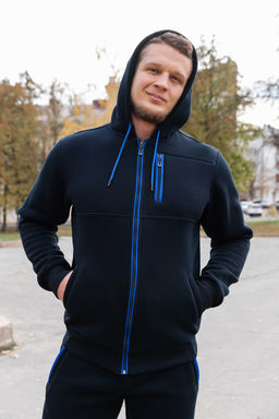 С НАЧЕСОМ утепленная Толстовка Футер 3-х нитка