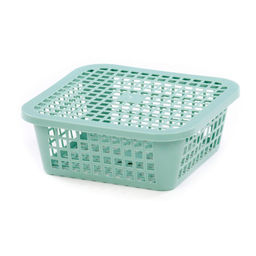 Корзинка квадратная с крышкой 135*135*50 мм арт. 05240, 05257