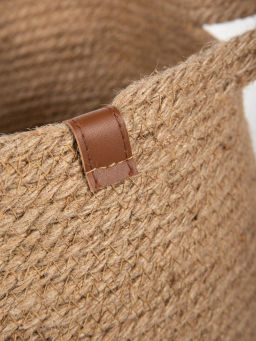 Корзина плетеная, 26*26см, цвет бежевый