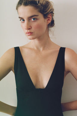 STRAPPY JUMPSUIT WITH POLYAMIDE AND ZIP - Zara фото 13