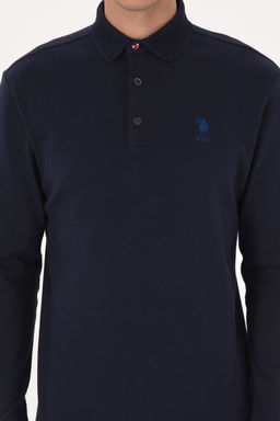 Erkek Lacivert Basic Sweatshirt - U.s. polo assn фото 13