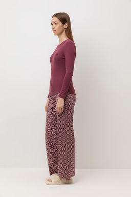 Е 20173/красно-коричневый,роза востока пижама жен - Very neat фото 4