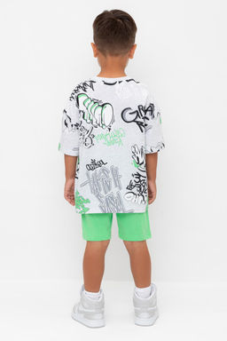 КР 400803/зеленая мята к562 шорты для мал