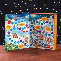 Цена за 5 шт. Коробка картонная Догони Деда Мороза, с игрой, 18 х 5 х 24 см - Simaland фото 7