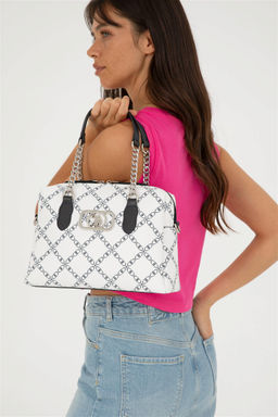 U. S. Polo Assn / Женская белая сумка через плечо - U.s. polo assn фото 2