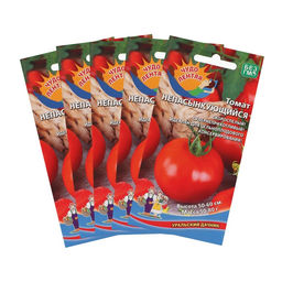 Семена Томат "Непасынкующийся" скороспелый, набор 5 шт