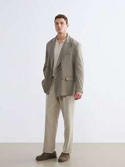 Standart Kal?p Erkek Blazer Ceket