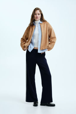 Chaqueta oversize de punto - H&m фото 5