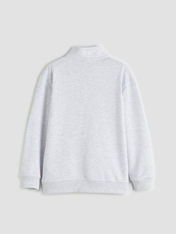 Los Angeles Bask?l? Dik Yaka Erkek ?ocuk Sweatshirt