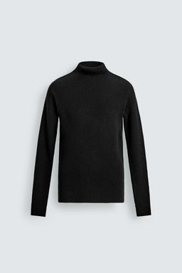 RIBBED HIGH NECK JUMPER - Zara фото 5
