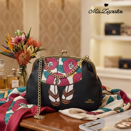 Сумка A-ZP-7056-Black/Pink