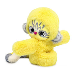 Мягкая игрушка "Эйка на 2 браслетах", желтый, 20 см LRta-031