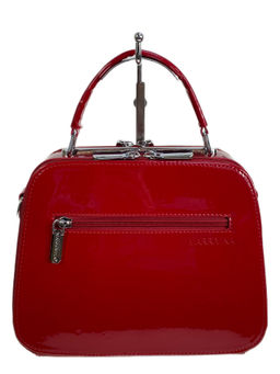 Женская сумка из искусственной кожи, цвет красный - Greta фото 2