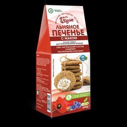 Печенье VEGAN льняное с маком