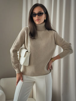 Свитер Чао (песочный) One Size - Nadi bordo фото 7