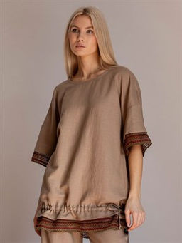 блузка лен 50%, хлопок 50%