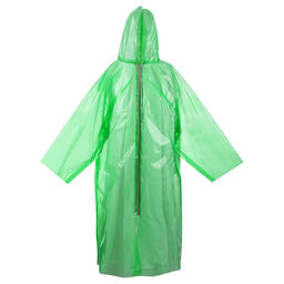 Дождевик, на молнии, шитый, р. универсальный, зелёный