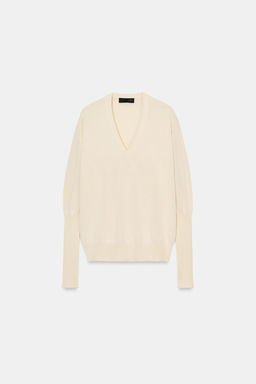 EXTRA-FINE KNIT V-NECK JUMPER - Zara фото 7
