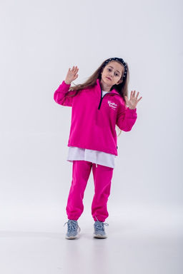 073 Детский костюм, фуксия (3хнитка петля)