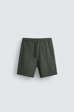 BERMUDA RELAXED FIT ESTRUCTURA / Khaki