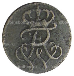 Монета 1 пфенниг 1797 года Германские государства  Пруссия