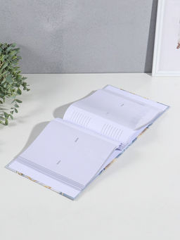 Фотоальбом на 200 фото 10х15 см "Бело-серый мрамор" бумажные листы 5х22х22 см