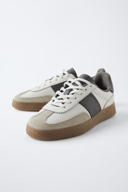 LEATHER TRAINERS - Zara фото 3