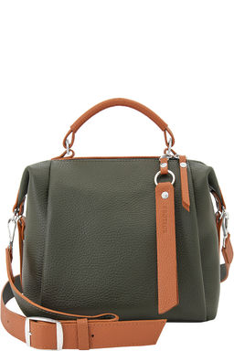 Сумка женская Ц-556.1 хаки+оранж