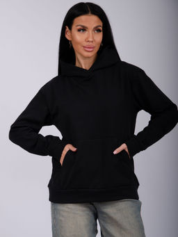 Худи Ханна, футер 2-х нитка начес - Малина фото 8