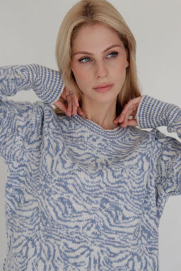 10414 Джемпер серо-голубой - Martichelli фото 29