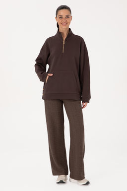 Kad_n Koyu Kahverengi Sweatshirt - U.s. polo assn фото 4