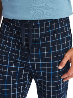 Standart Kal?p Ekose Erkek Pijama Alt