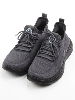 03-TEX-D01-04 DK. GREY Кроссовки летние мужские (текстиль)